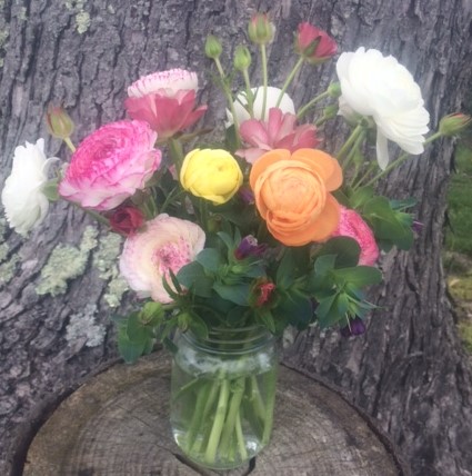 Flower- Pint Jar Floral Arragment