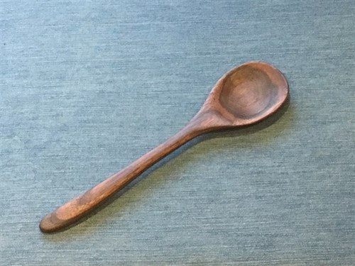 Black Walnut Cooking Spoons: Straight Handle