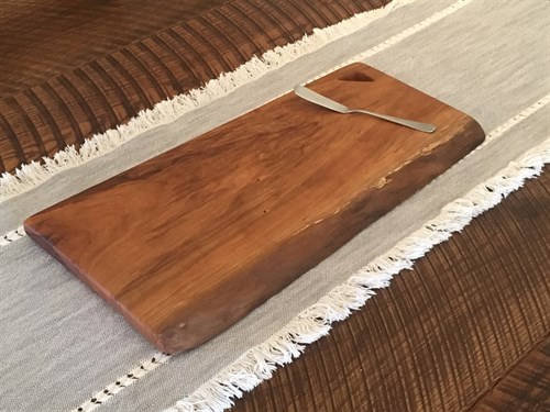 Spalted Cherry Live Edge Charcuterie/Serving Board